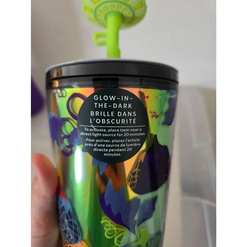Starbucks Halloween 2024 UFO Pumpkin 24 Oz Glow In The Dark UNRELEASED NEW